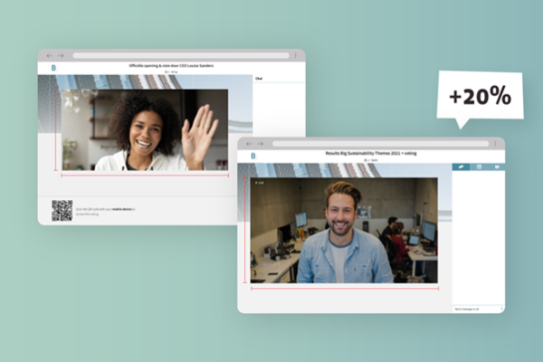 Live stream display increased by 20%